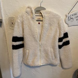 Sherpa full zip sweater